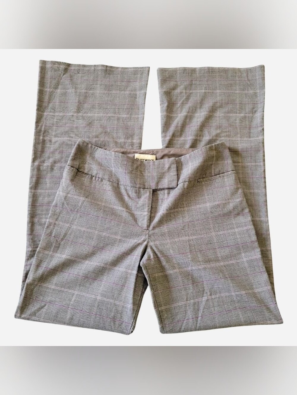 Byerwear | Vintage Gray Plaid Dress Pants